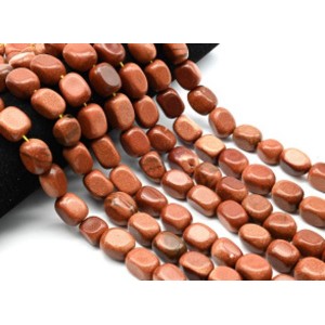 Бусины из авантюрина прямоугольник 13*18мм, 38см, 22 бусины