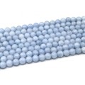 Бусины из аквамарина (имитация) шарик 12мм, 37см, 32 бусины