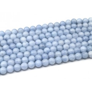 Бусины из аквамарина (имитация) шарик 12мм, 37см, 32 бусины