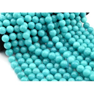 Бусины из кальцита шарик 14мм цвет амазонит, 38мм, 27 бусин