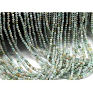 Бусины из амазонита шарик гр.2,5мм, 40см, 186 бусин