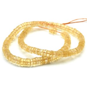 Бусины из цитрина диски гр,7мм, 42см, 166 бусин Бусины из цитрина диски гр,7мм, 42см, 166 бусин