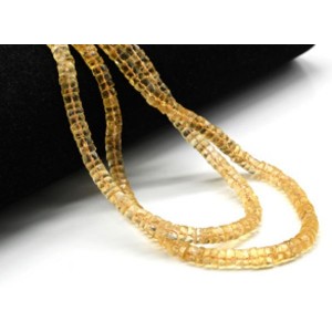 Бусины из цитрина диски гр,6мм, 41см, 166 бусин