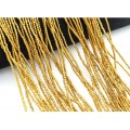 Бусины из гематита цилиндр 1*1мм цвет античное золото, 39см, 310 бусин