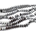 Бусины из гематита ромб 10*6мм, 39,5см, 65 бусин