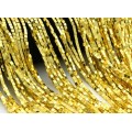 Бусины из гематита кубик 3мм цвет золотой, 39см, 125 бусин