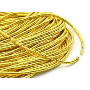 Бусины из гематита диск 3*1мм цвет золотой, 39см, 365 бусин