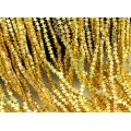 Бусины из гематита звезды 4*4мм цвет золотой, 39см, 117 бусин