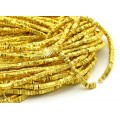 Бусины из гематита треугольник 5*1мм цвет золотой, 39см, 305 бусин