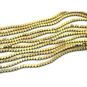 Бусины из гематита сердечко 4*4мм цвет бронзовый, 39см, 113 бусин Бусины из гематита сердечко 4*4мм цвет бронзовый, 39см, 113 бусин