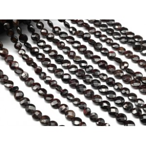 Бусины из граната круг гр.9-10мм, 38см, 40 бусин