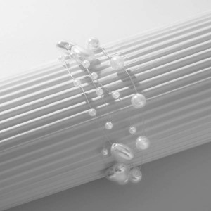 Браслет жемчуг «На леске» сердце, бусины №4, 6, цвет белый, цвет серебристый, 16 см