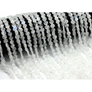 Бусины из лунного камня (Адуляр) круг гр.6мм, 33см, 54 бусины