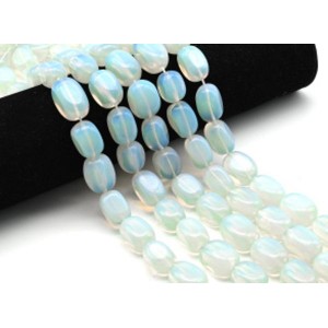 Бусины из лунного камня (имитация) прямоугольник 13*18мм, 39см, 21 бусина