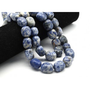 Бусины из лазурита прямоугольник 13*18мм, 38см, 22 бусины