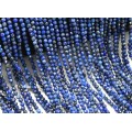 Бусины из лазурита шарик гр.2,5мм, 38см, 150 бусин
