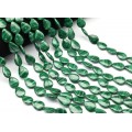 Бусины из малахита капля 12*15мм, 38см, 25 бусин