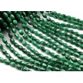 Бусины из малахита овал гр.8*12мм, 40см, 33 бусины