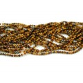 Бусины из тигрового глаза шарик гр.2мм, 38,5см, 174 бусины