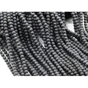 Бусины из шунгита искусственного шарик 6мм, 38см, 68 бусин