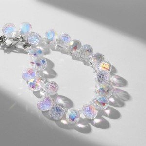 Браслет «Блеск» бусины, цвет радужный, цвет серебристый, 16 см Браслет «Блеск» бусины, цвет радужный, цвет серебристый, 16 см