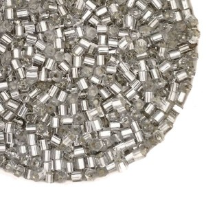 Бисер TOHO HEXAGON №11 цвет 29 прозрачный с темным посеребрением внутри 5 граммов Япония