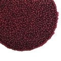 Бисер Чехия натуральный, прозрачный, размер 13, артикул 90120, темно-гранатовый, 5 грамм