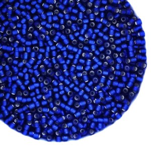 Бисер TOHO №11 цвет 028DF матовый кобальт внутреннее посеребрение ЯПОНИЯ упаковка 10 граммов