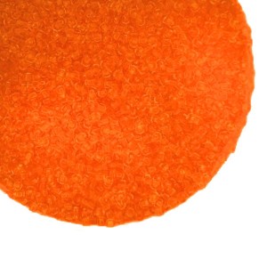 Бисер Чехия цвет прозрачный темно-оранжевый, арт. 90000, 13 размер, 5 грамм/упаковка