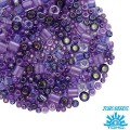 Бисер TOHO Beads Mix, цвет 3207 Kawaii - Purple/Green 10 грамм/упаковка