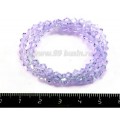 Бусина хрустальная биконус 4 мм светло-сиреневый нить ок. 35 см Бусина хрустальная биконус 4 мм светло-сиреневый нить ок. 35 см