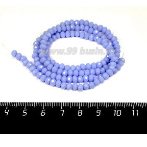 Бусина хрустальная Рондель 4*3,5 мм васильковый около 150 штук/нить Бусина хрустальная Рондель 4*3,5 мм васильковый около 150 штук/нить