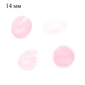 Риволи 14 мм Премиум 135 Rose Opal (розовый опал) 1 штука