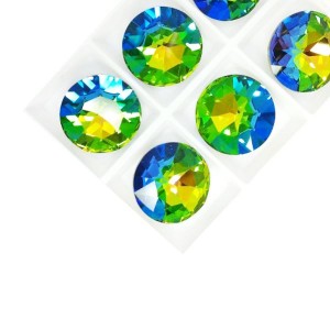 Кристалл круглый 27 мм Премиум 101 Vitrail Medium (мультиколор) 1 штука