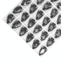 Стразы хрустальные Узкий триллиант 9*14 мм Black Diamond (графит)/никель 1 штука Стразы хрустальные Узкий триллиант 9*14 мм Black Diamond (графит)/никель 1 штука