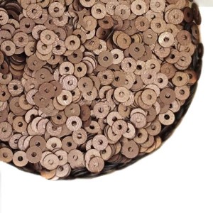 Пайетки 3 мм Сатиновые Китай, цвет мокка, 3 грамма/упаковка