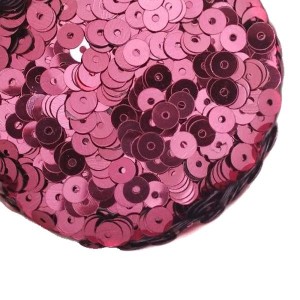 Пайетки 3 мм Сатиновые металлик Китай, цвет бордовый, 3 грамма/упаковка