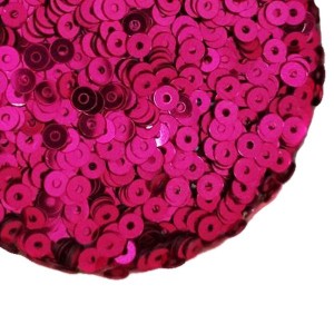 Пайетки 3 мм Сатиновые металлик Китай, цвет фуксия, 3 грамма/упаковка Пайетки 3 мм Сатиновые металлик Китай, цвет фуксия, 3 грамма/упаковка