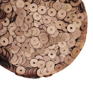 Пайетки 4 мм Сатиновые Китай, цвет мокка, 3 грамма/упаковка