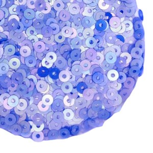 Пайетки Премиум 3 мм матовые Китай, цвет грозовое небо, 3 грамма/упаковка