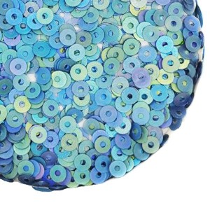 Пайетки Премиум 3 мм матовые Китай, цвет грозовой перевал, 3 грамма/упаковка