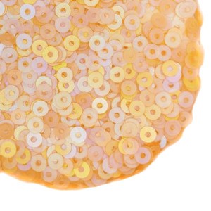 Пайетки Премиум 3 мм матовые Китай, цвет золотая осень, 3 грамма/упаковка