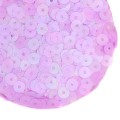 Пайетки Премиум 4 мм матовые Китай, цвет лавандовый розовый, 3 грамма/упаковка