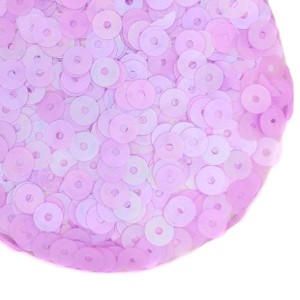 Пайетки Премиум 4 мм матовые Китай, цвет лавандовый розовый, 3 грамма/упаковка