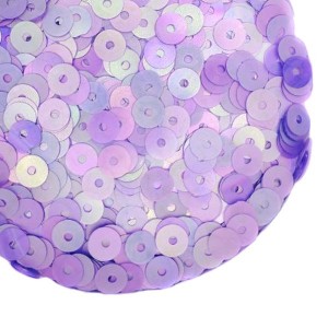 Пайетки Премиум 4 мм матовые Китай, цвет горная лаванда, 3 грамма/упаковка