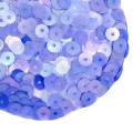 Пайетки Премиум 4 мм матовые Китай, цвет грозовое небо, 3 грамма/упаковка
