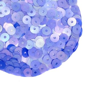 Пайетки Премиум 4 мм матовые Китай, цвет грозовое небо, 3 грамма/упаковка