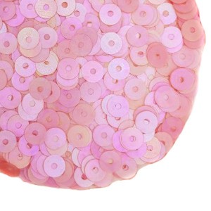 Пайетки Премиум 4 мм матовые Китай, цвет розовый рассвет, 3 грамма/упаковка