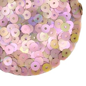 Пайетки Премиум 4 мм матовые Китай, цвет розовая бронза, 3 грамма/упаковка Пайетки Премиум 4 мм матовые Китай, цвет розовая бронза, 3 грамма/упаковка