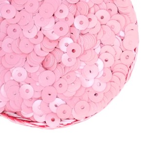 Пайетки 4 мм Китай, цвет бабл-гам, 3 грамма/упаковка